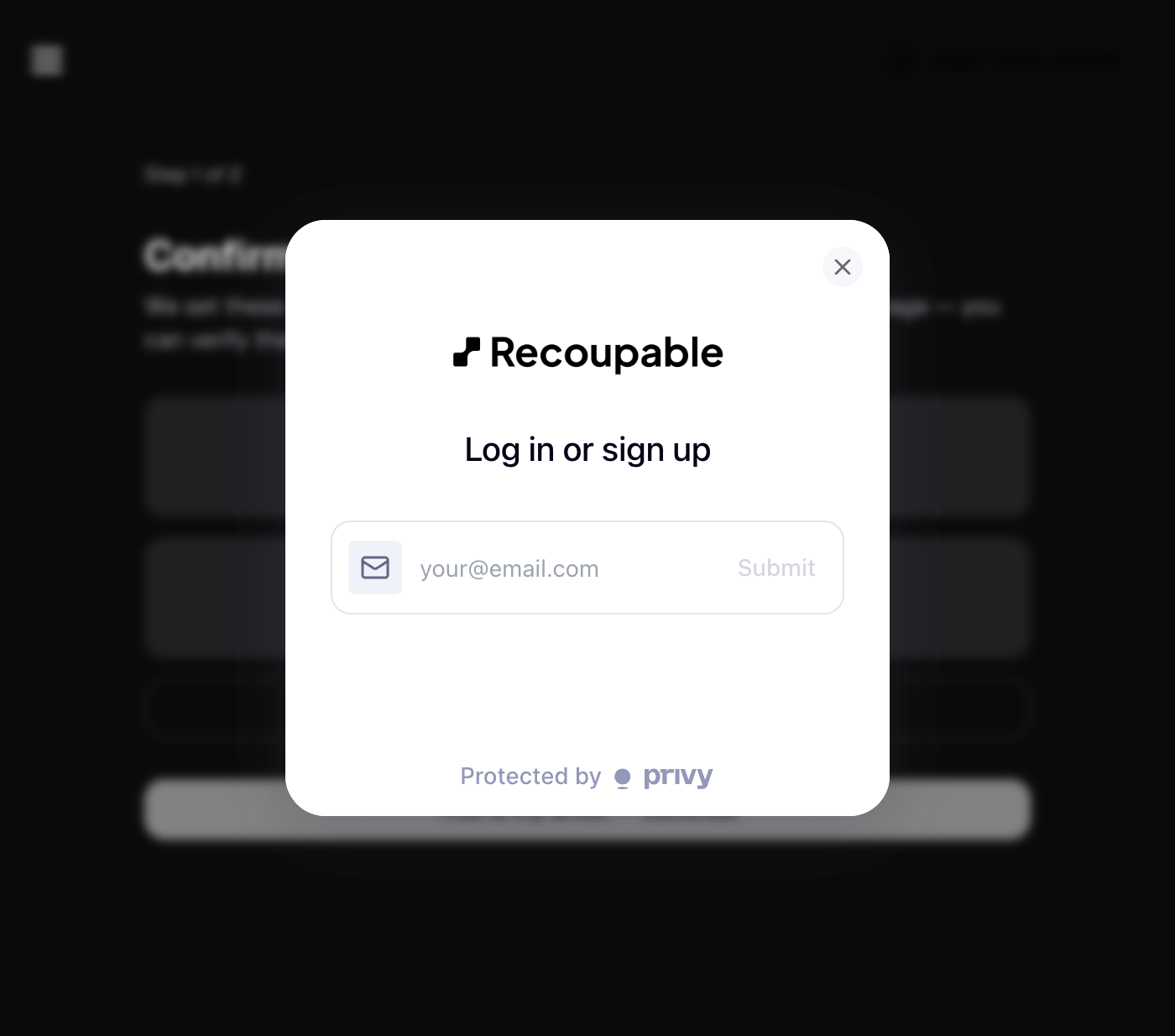 logged out — roster lands on /setup/artists