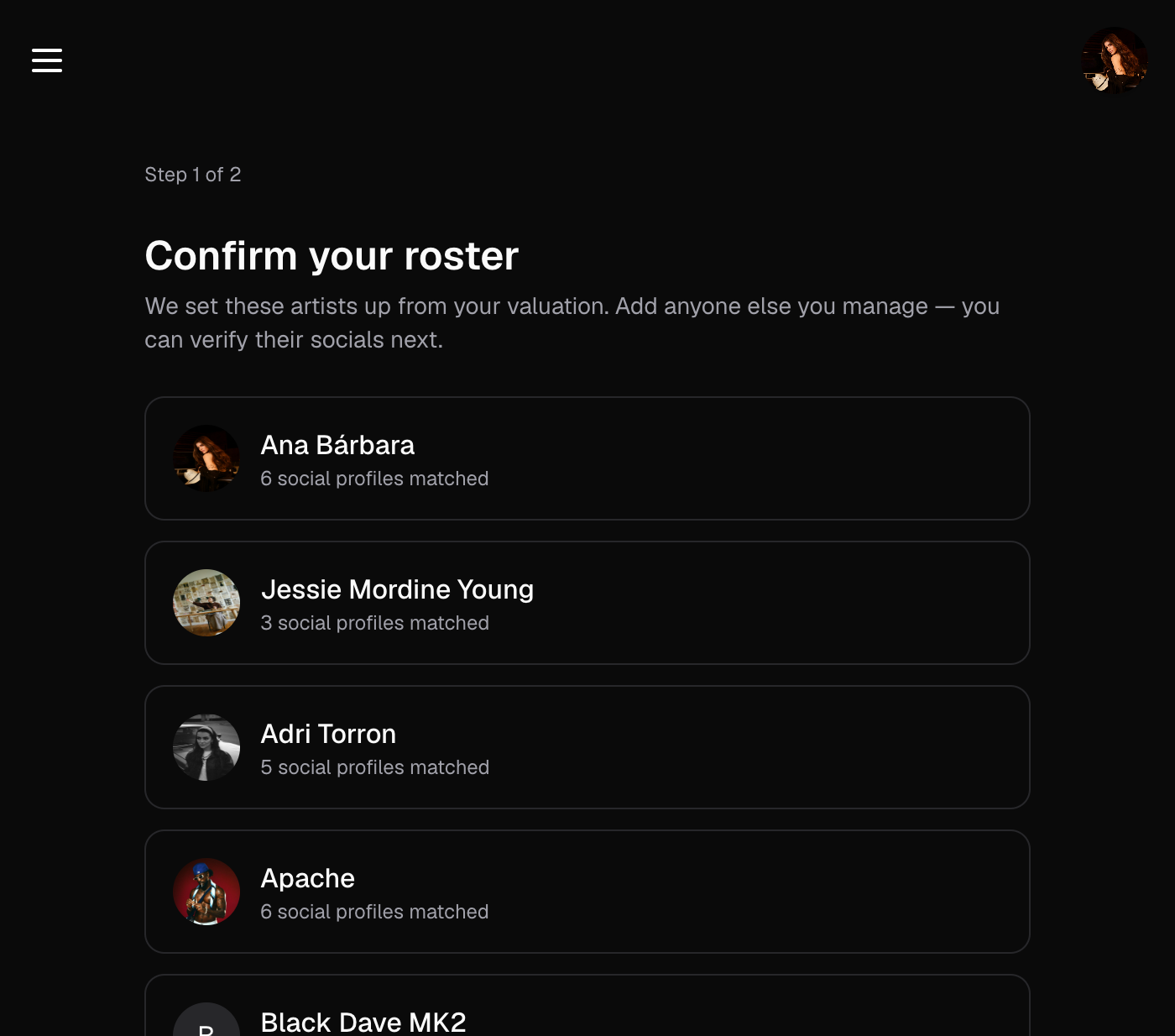 onboarded account at /setup dumped back to step 1 with a full roster