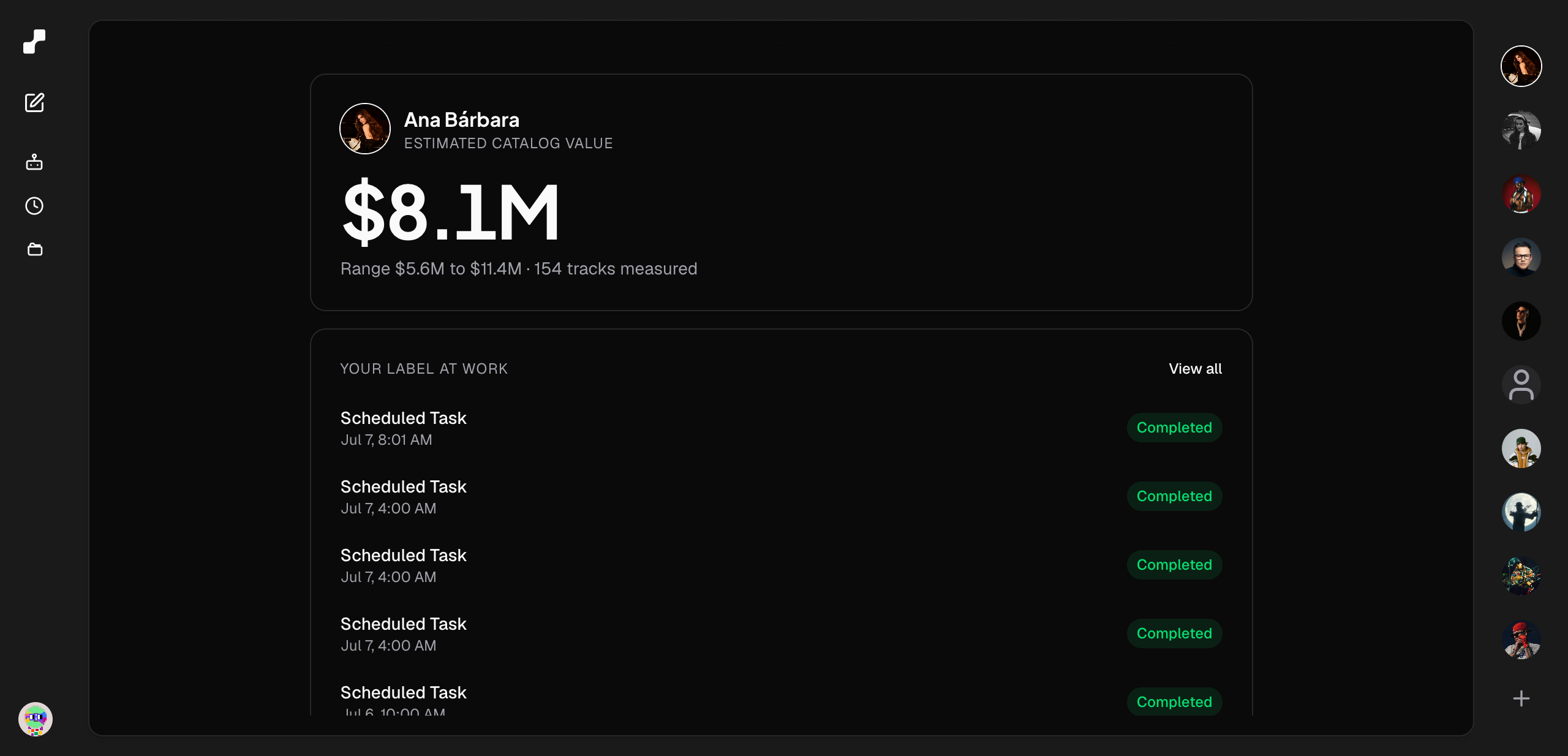 full Catalog HQ with prompt chips