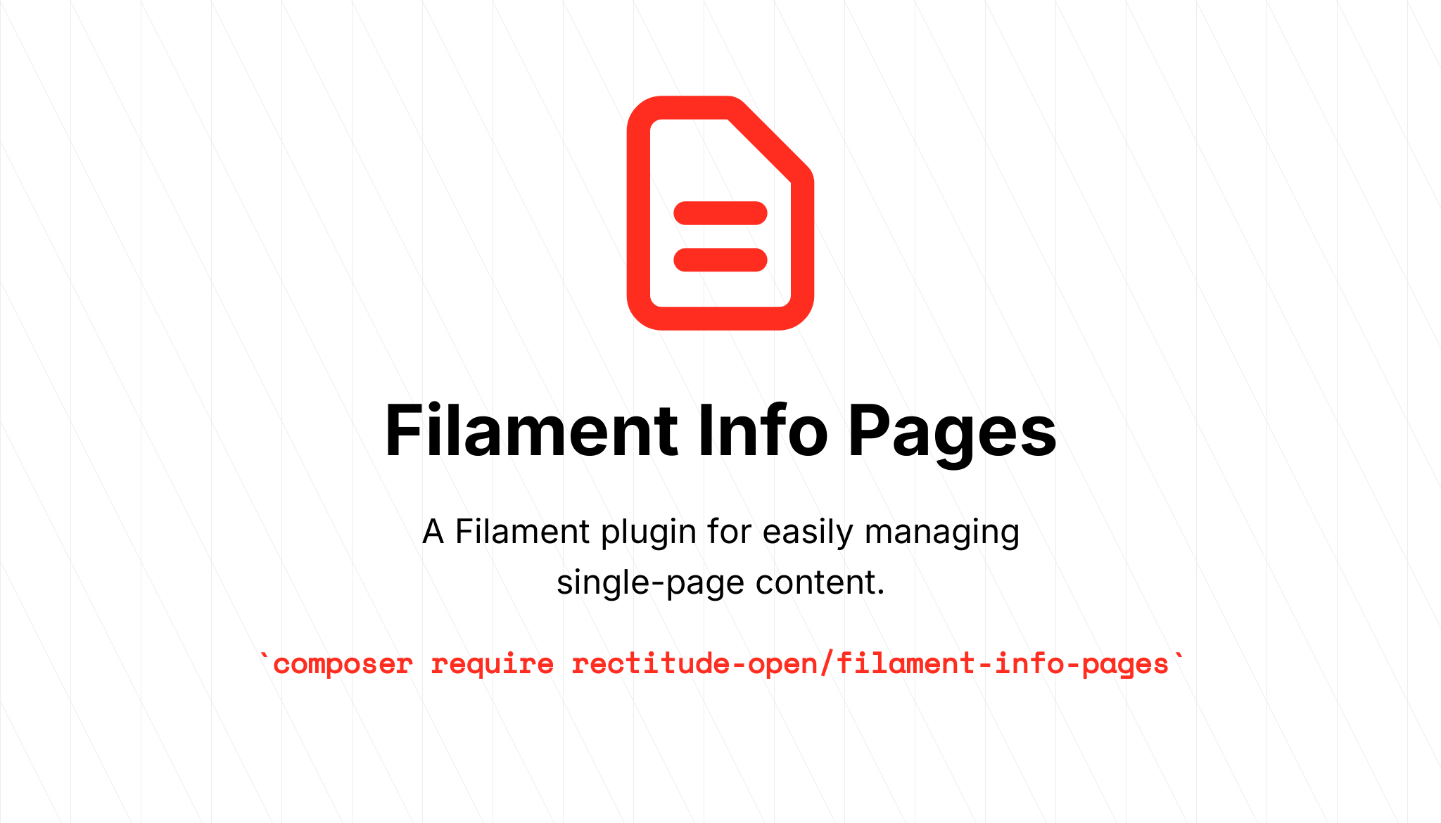 Filament Info Pages Banner