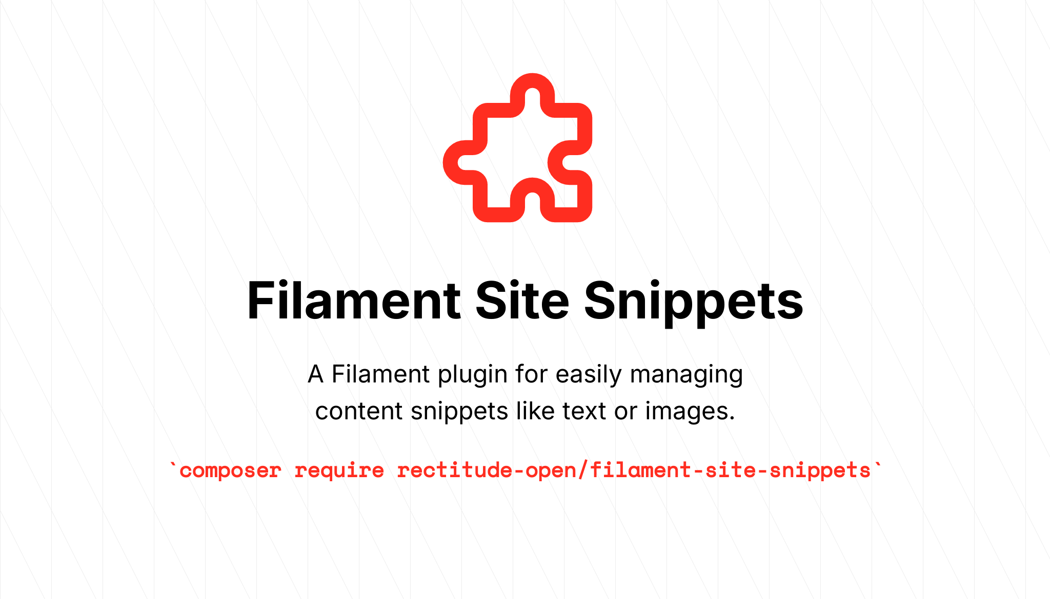 Filament Site Snippets Banner