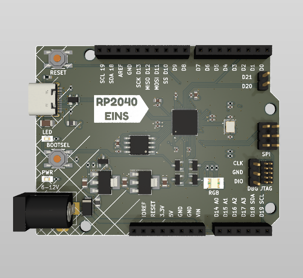 RP2040-Eins, from the project README