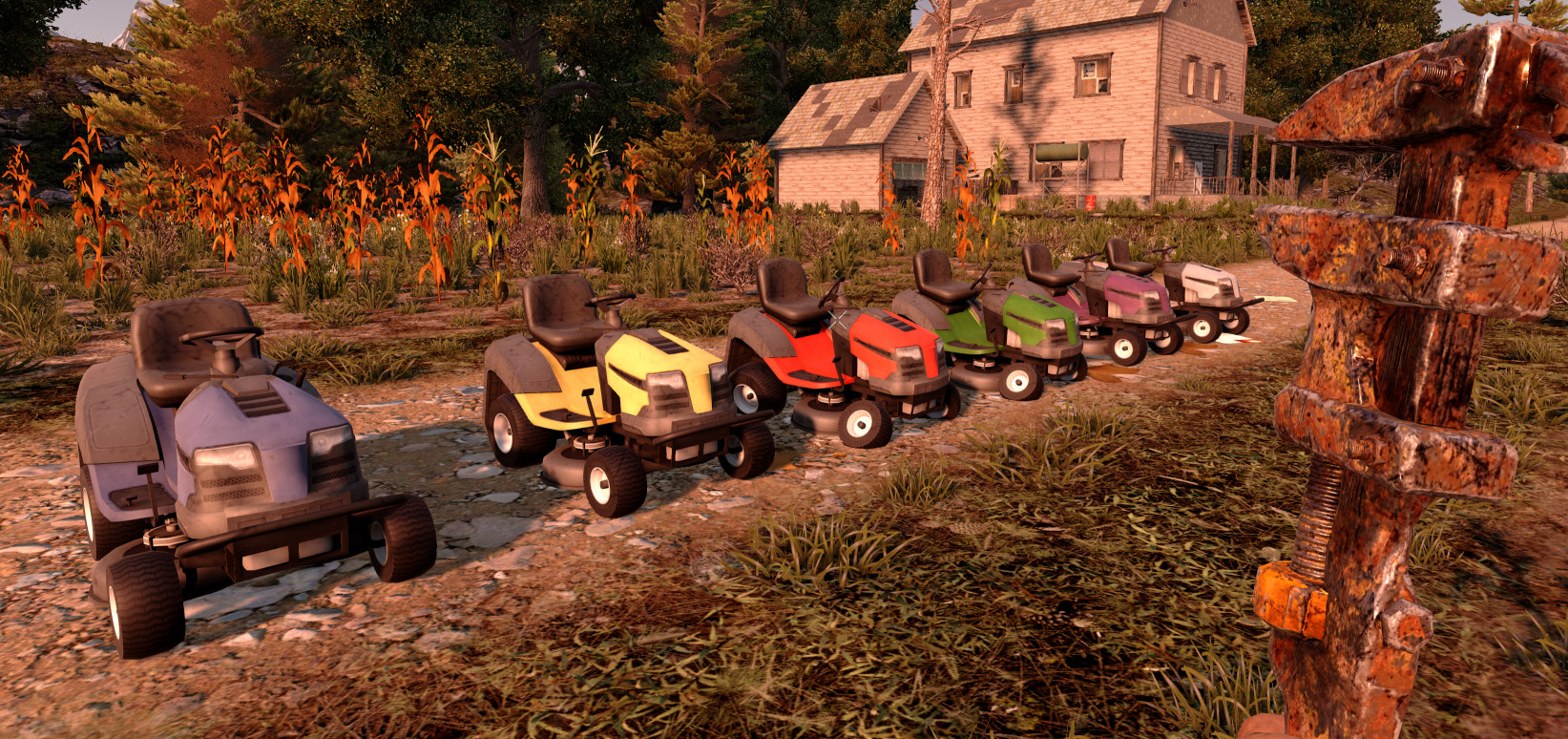 Harvestable Lawn Tractors