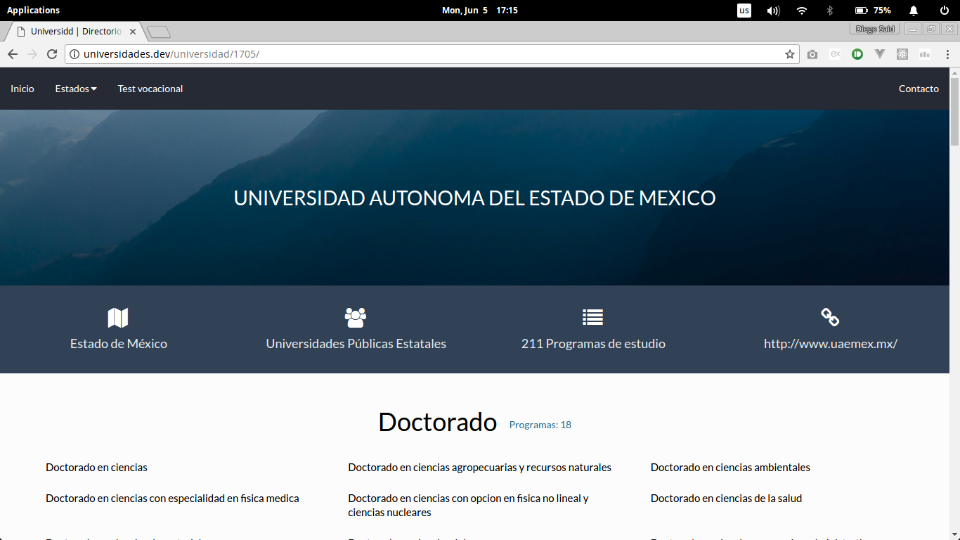 Universidad Page