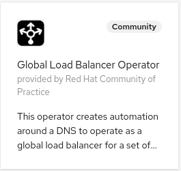 Global Load Balancer Operator