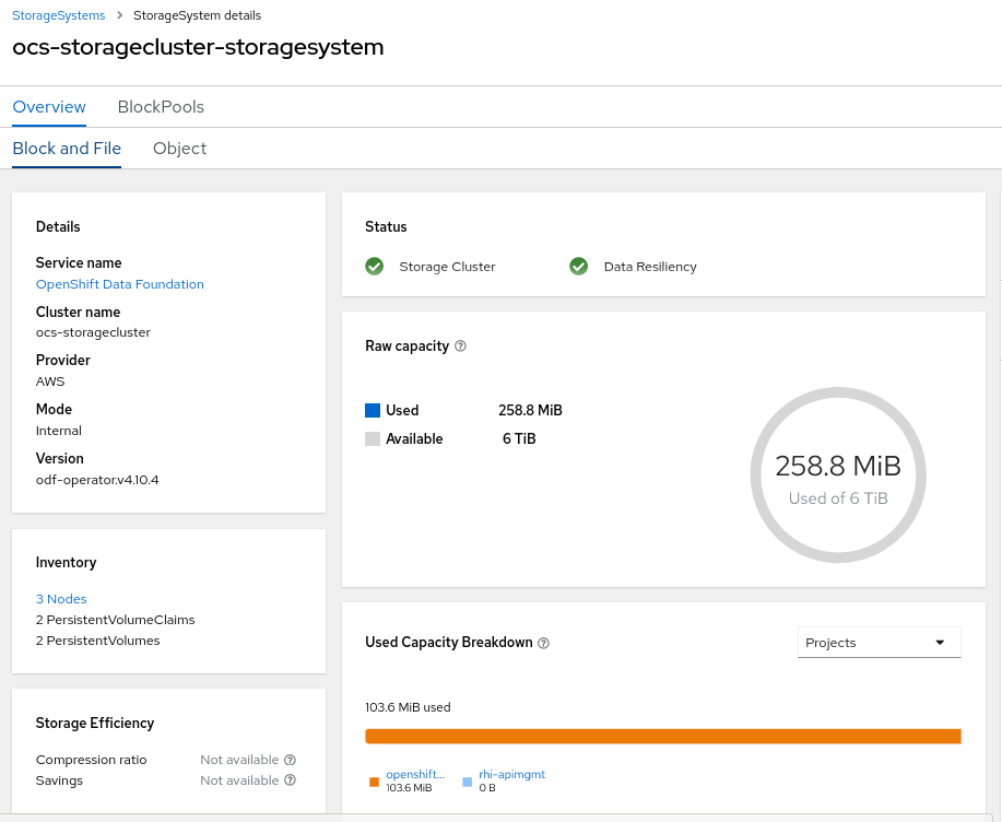 odf storage