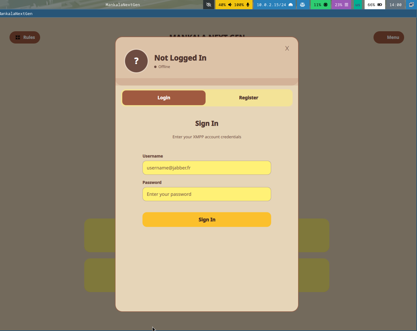 login