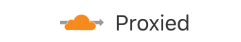 cloudflare proxy enabled