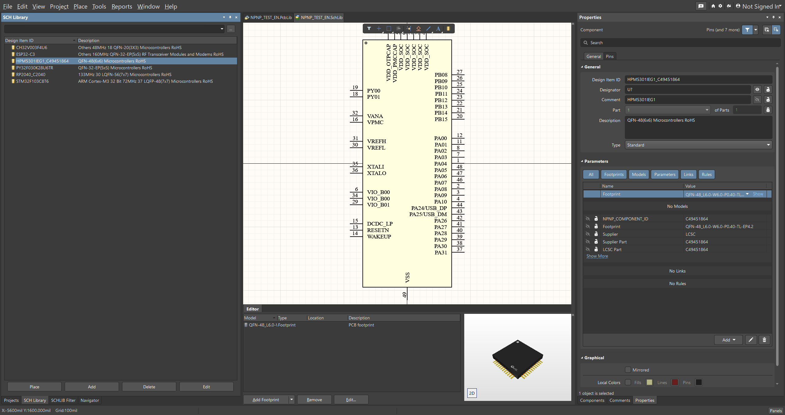 Altium SchLib 示例 3