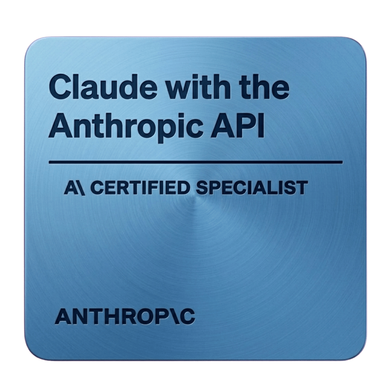 Claude with the Anthropic API