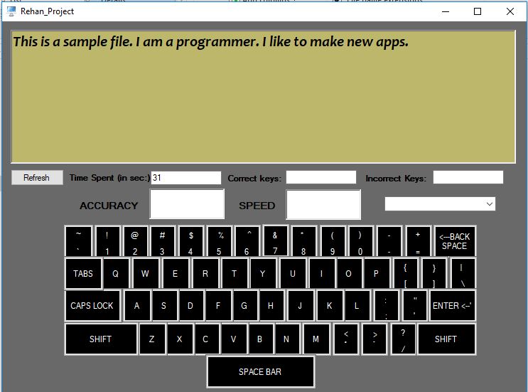 GitHub - rehanhome97/TypingTutor: Typing Tutor is a tool to learn ...