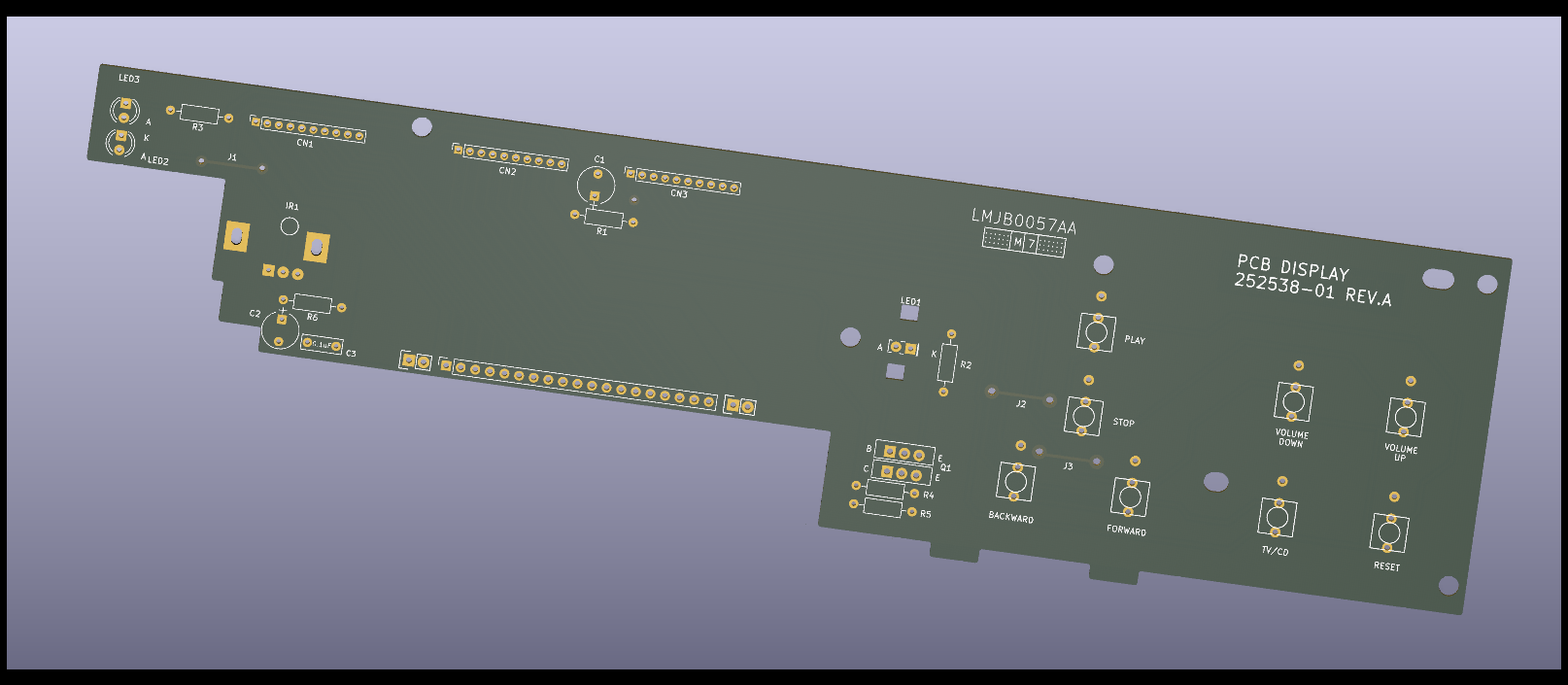 CDTV front panel component side