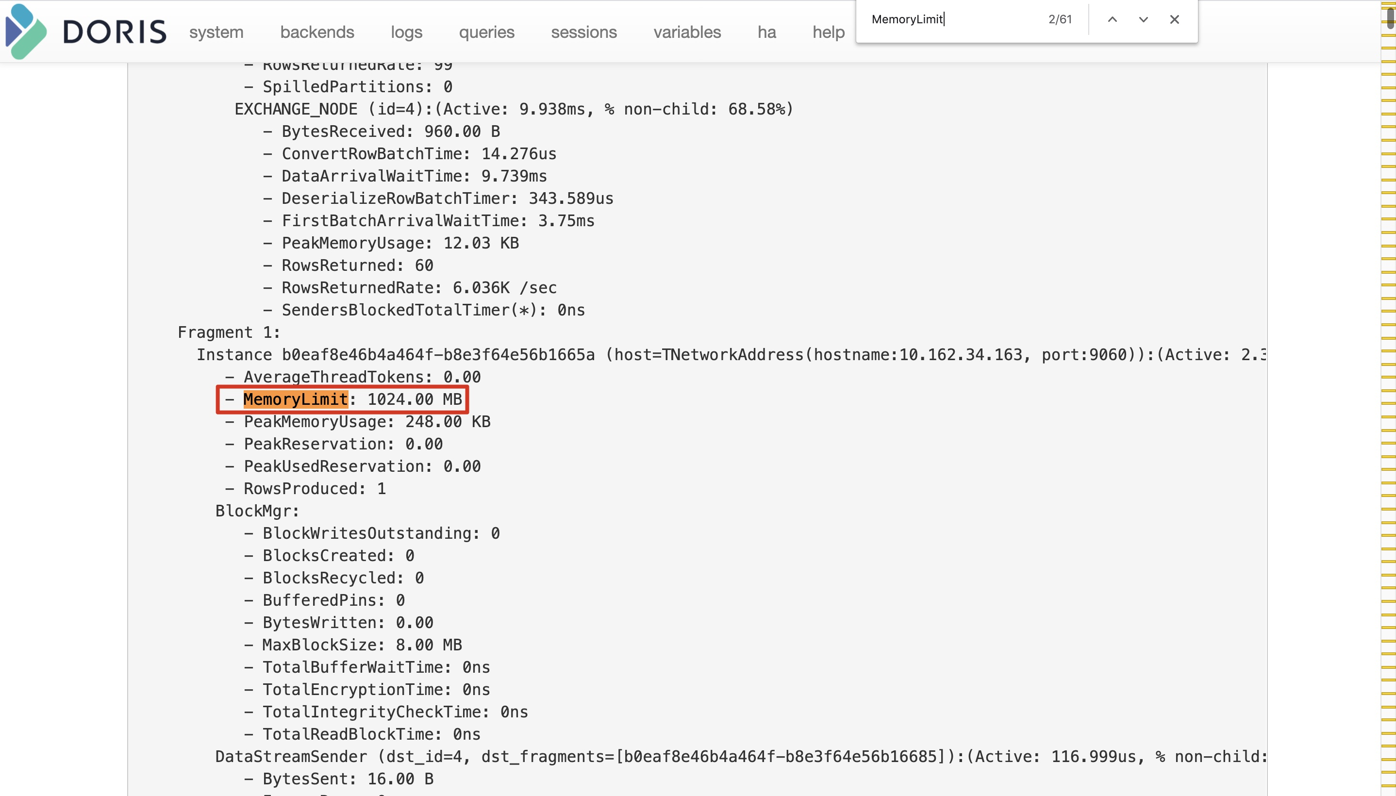 Colocate Join时部分Instance的可用内存与exec_mem_limit参数不一致 · Issue #4894 ...