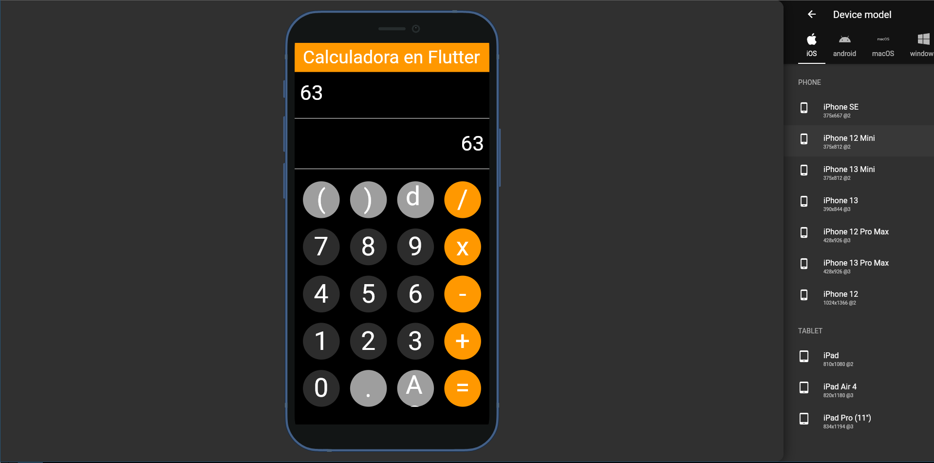 GitHub - reitmas32/calculator: Calculator development with Flutter