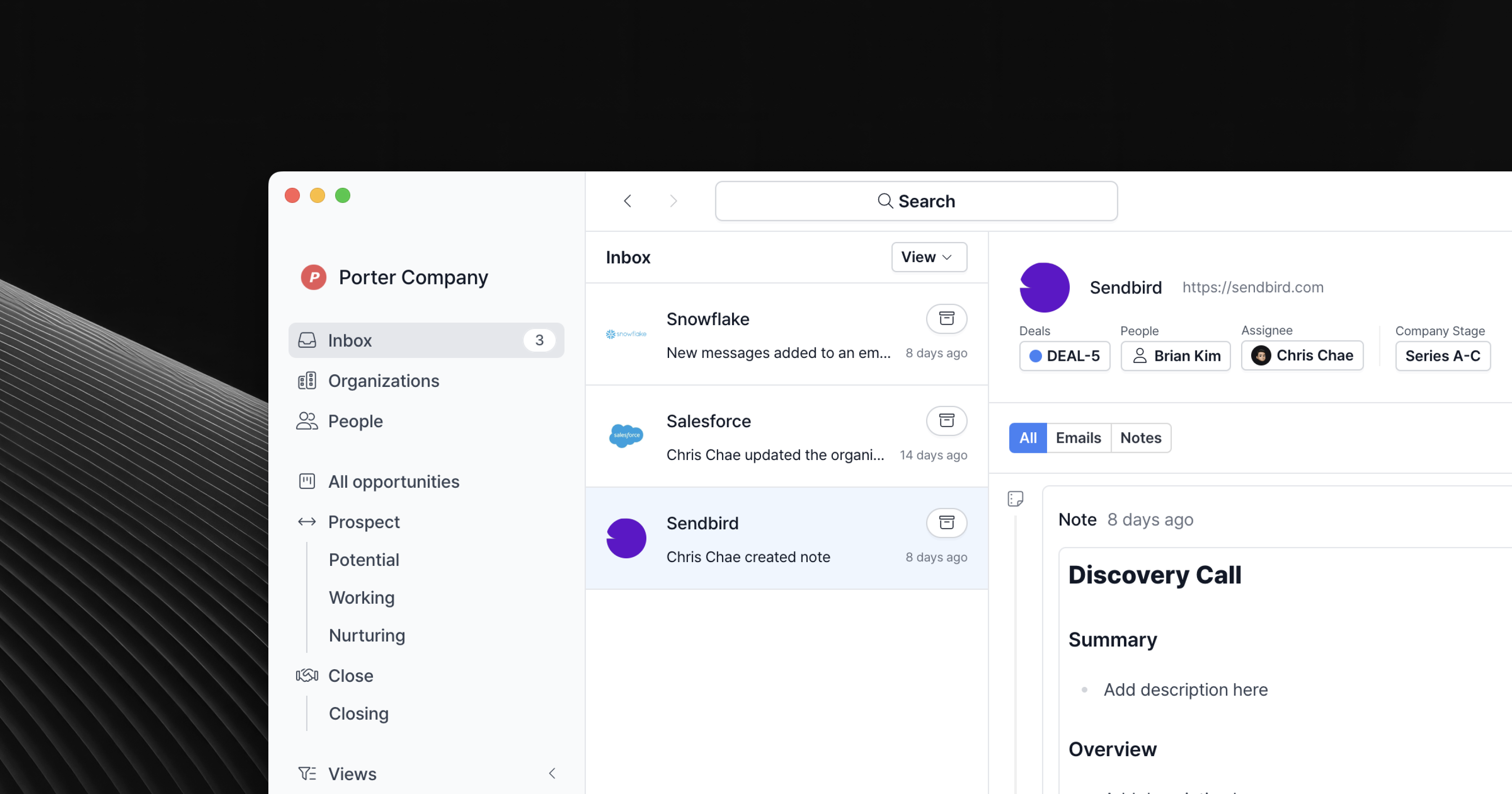 Inbox | Relate Guide