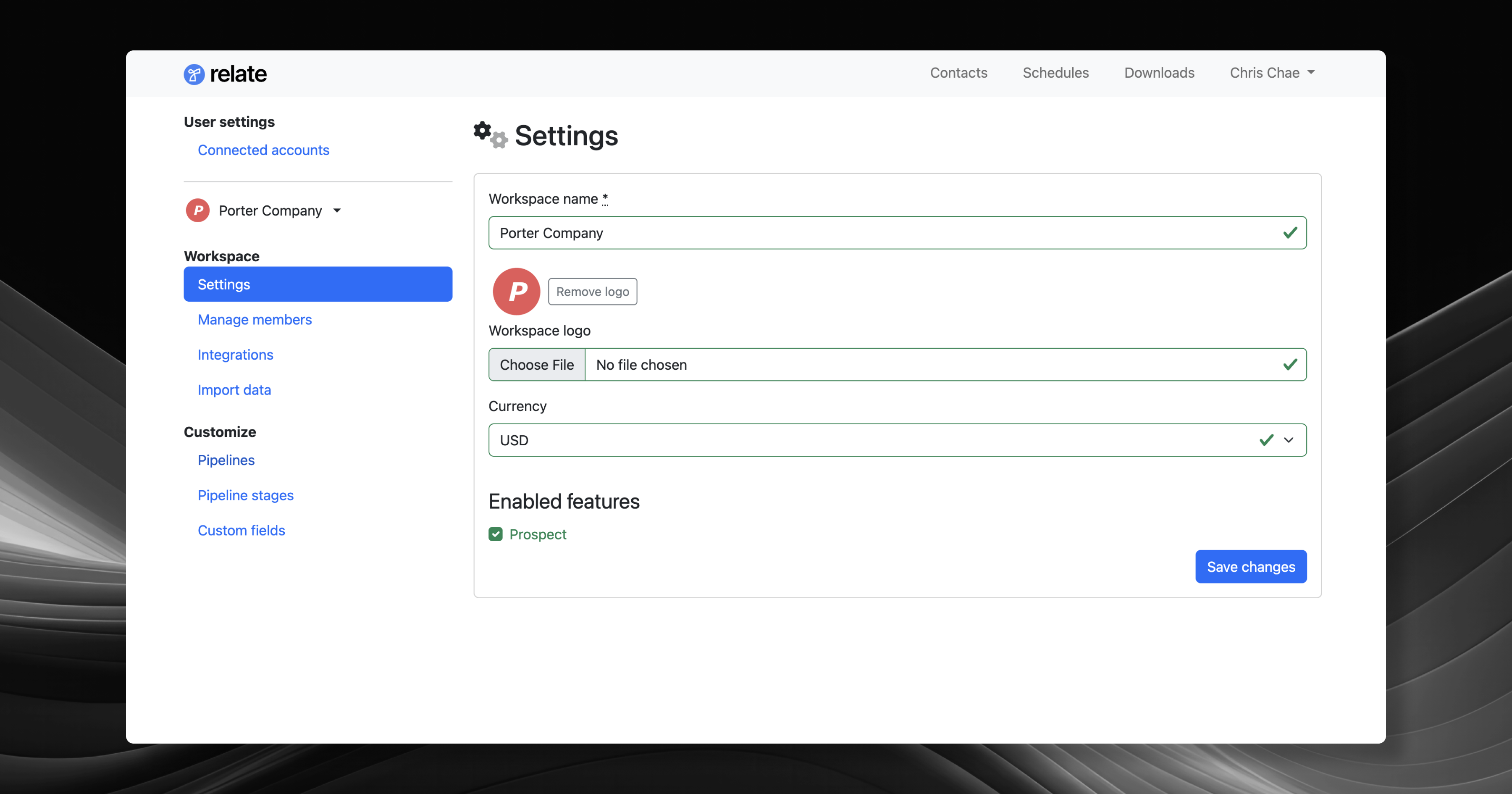 Admin Settings | Relate Guide