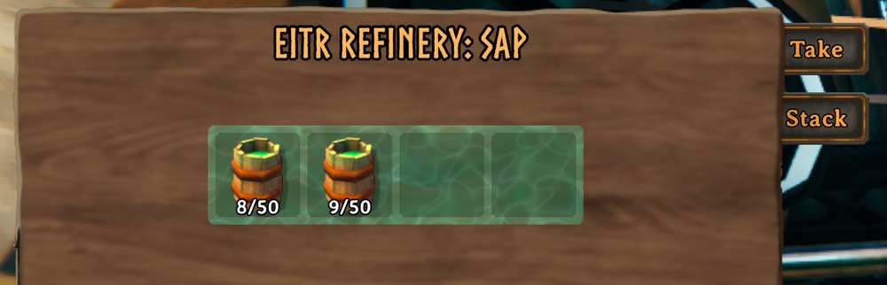 The Sap box of the Eitr Refinery