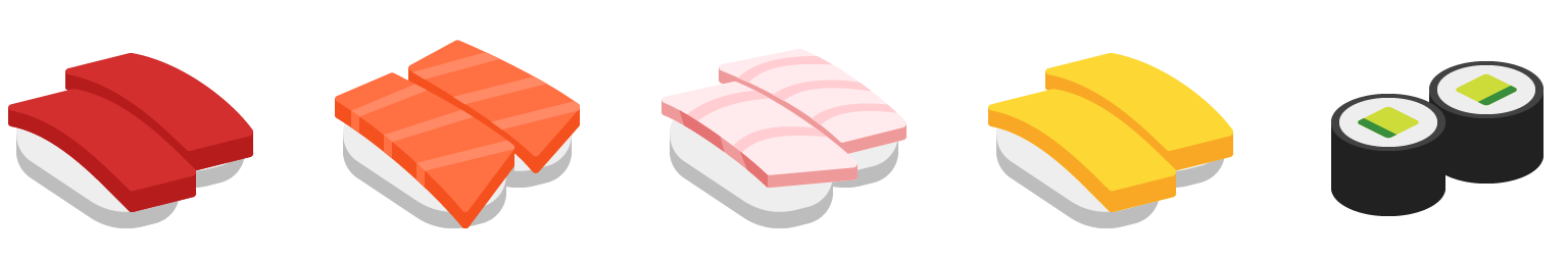 Sample icons