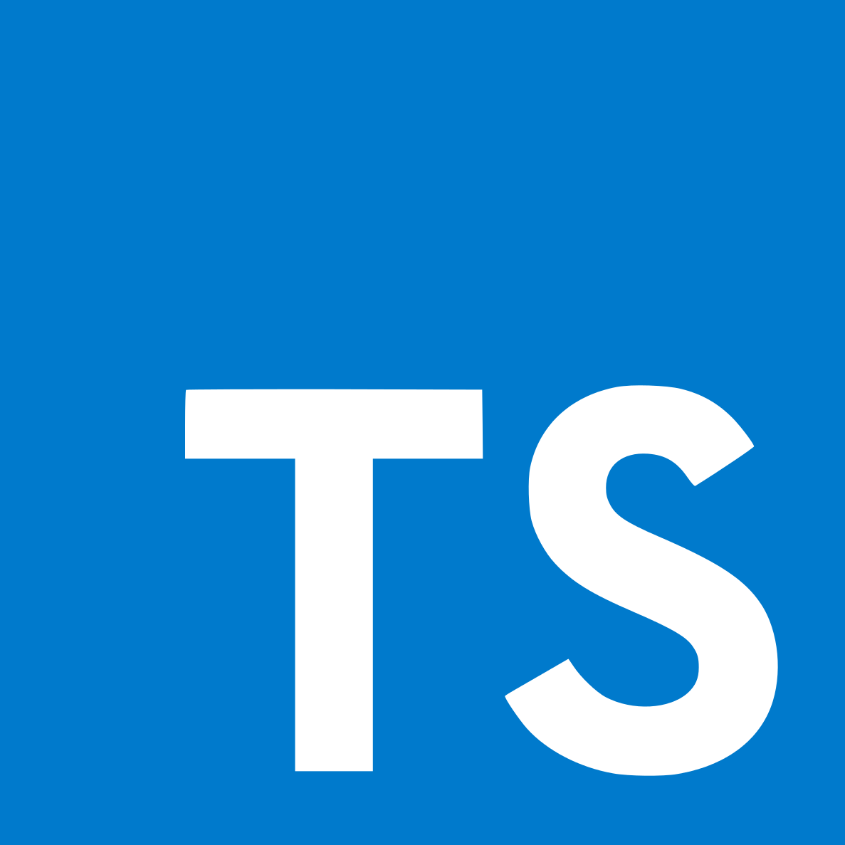 Logotyp för Typescript