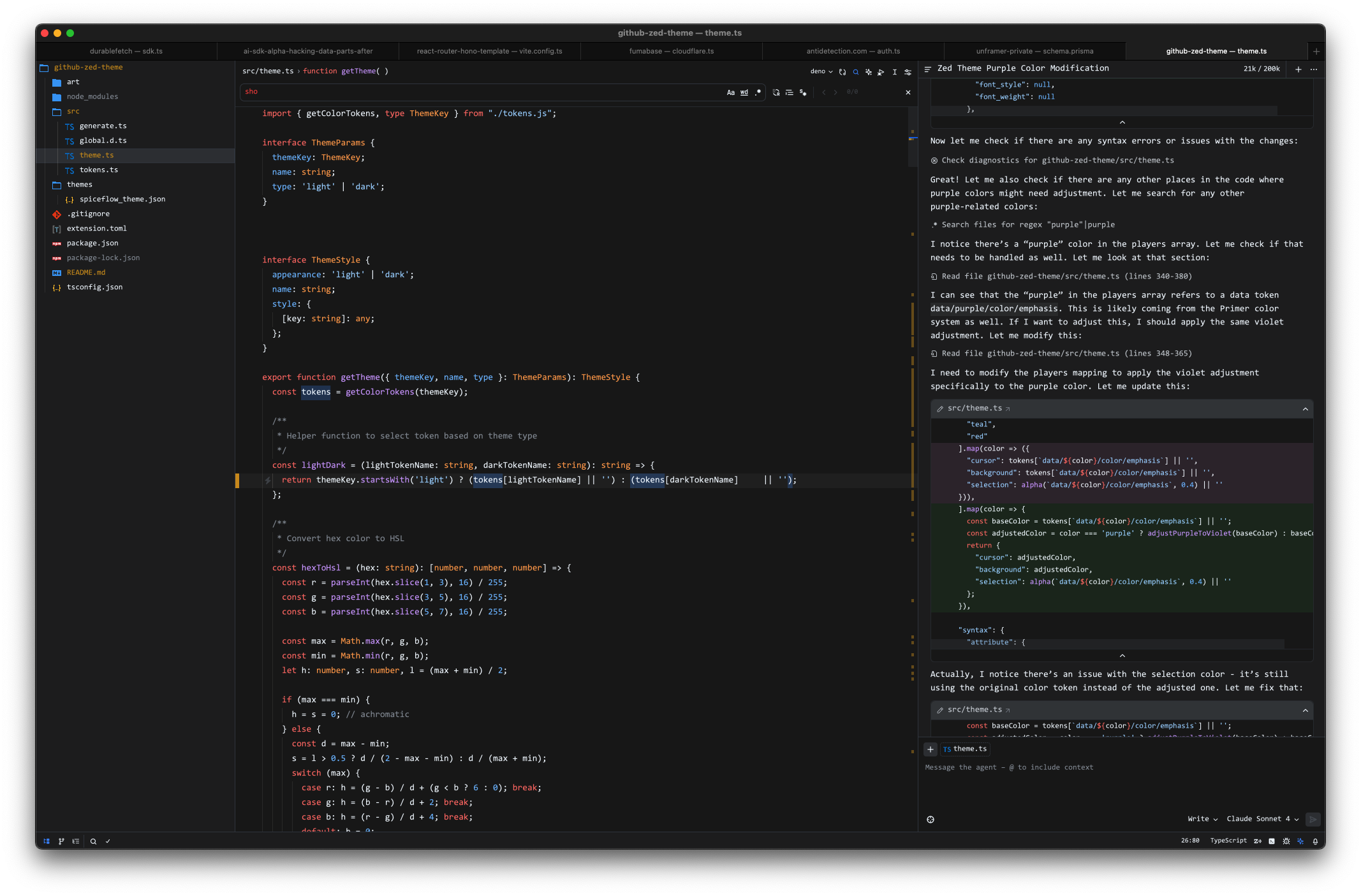 Dark Theme