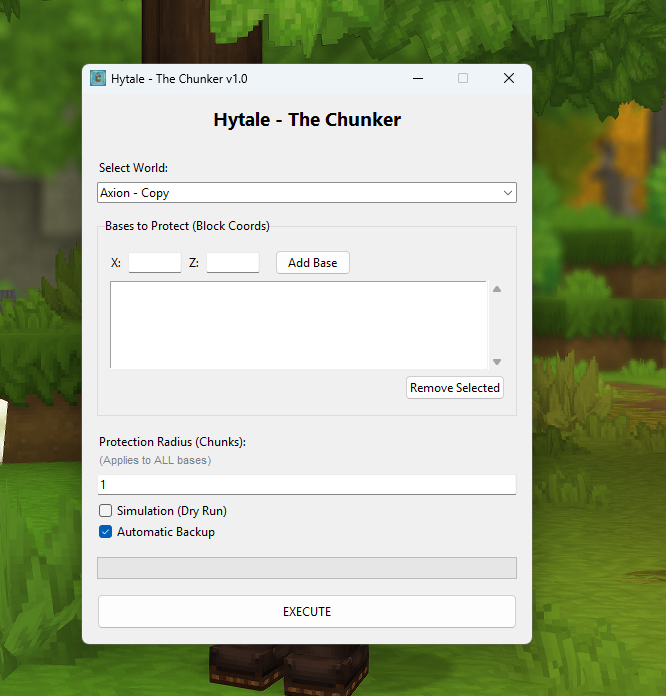 Screenshot of ReChunk