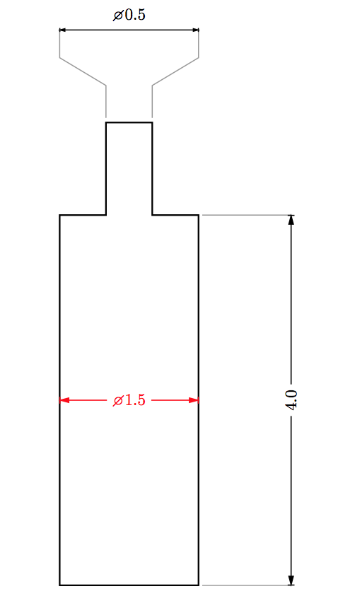 Dimension line example 1