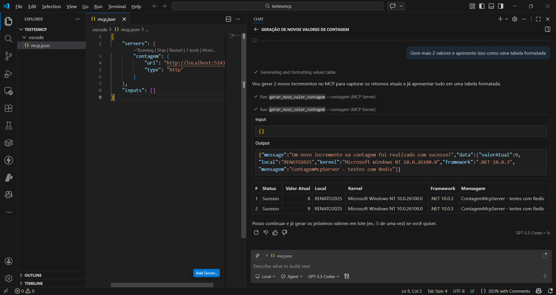 Testes com VS Code + GitHub Copilot