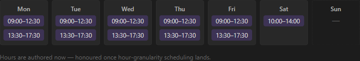 The same, dark theme