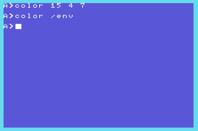 Color Event Command Query GitHub - renatus-xxxx/color: COLOR command for msx-dos