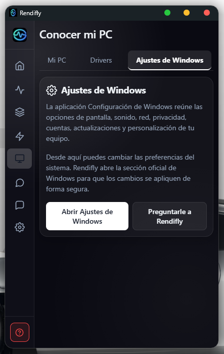 Ajustes de Windows / Windows Settings