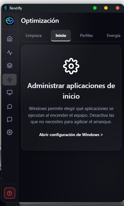 Aplicaciones de inicio / Startup apps