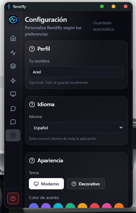 Configuración / Settings