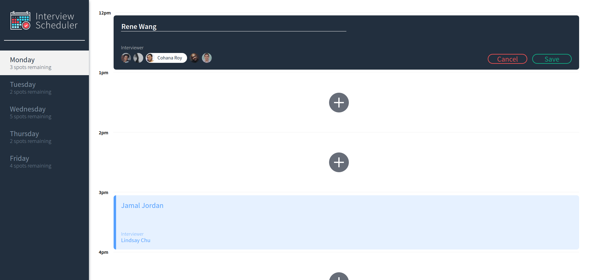 GitHub - renewang1/scheduler