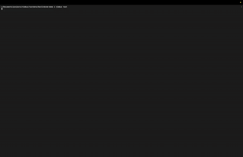 Renmy running a demo project's 153 Apex tests locally — all green in 945ms