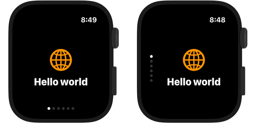 watchOS screenshow