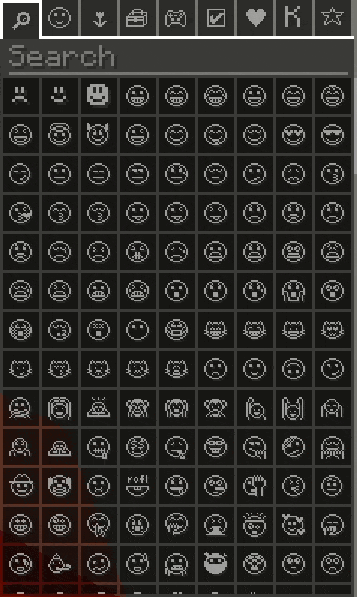 List of all symbols