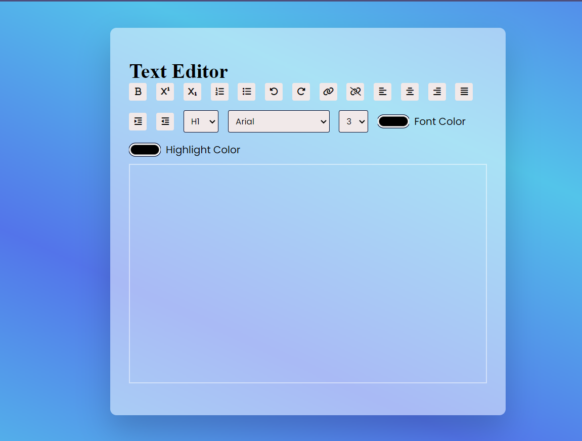 Text Editor