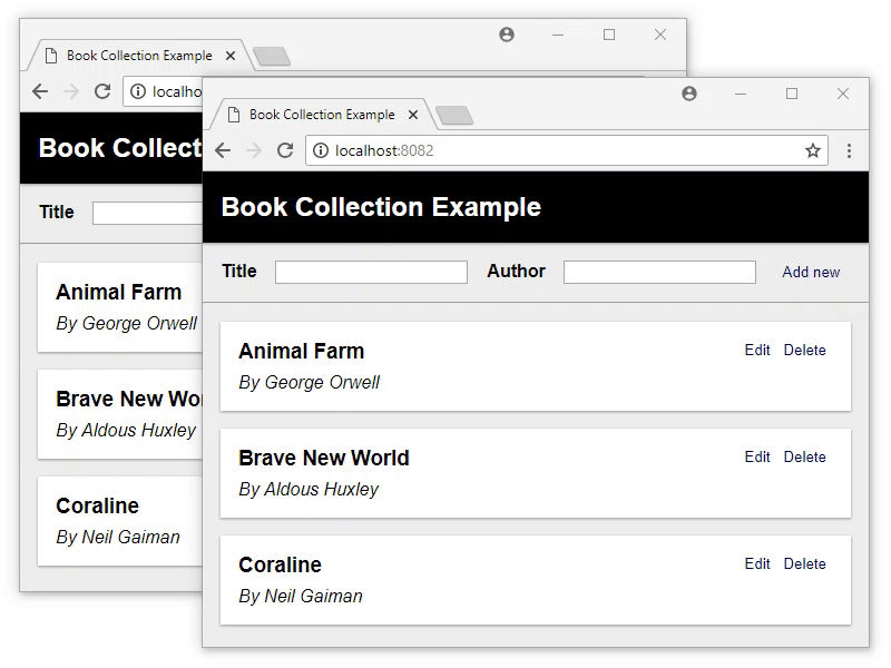 Book Collection Animation