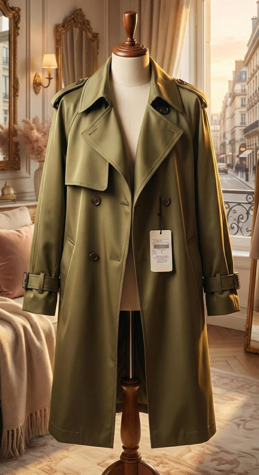 VERDANT – Classic Trench Coat