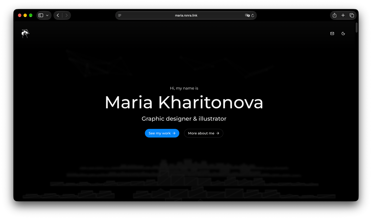 Maria Portfolio Website