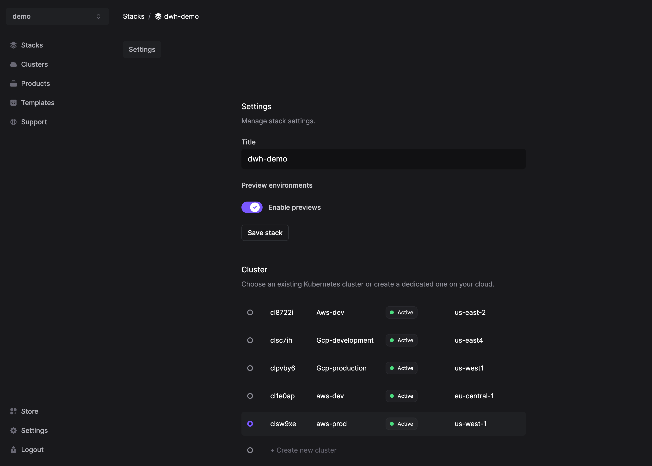 enable cicd previews