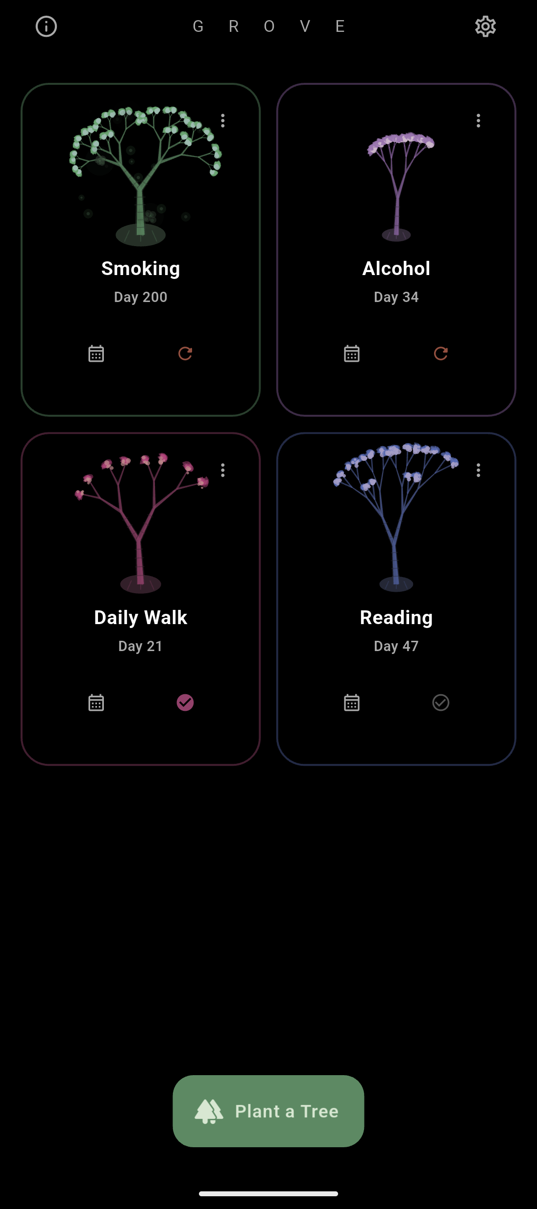 Screenshot 3 of Grove — opens full size