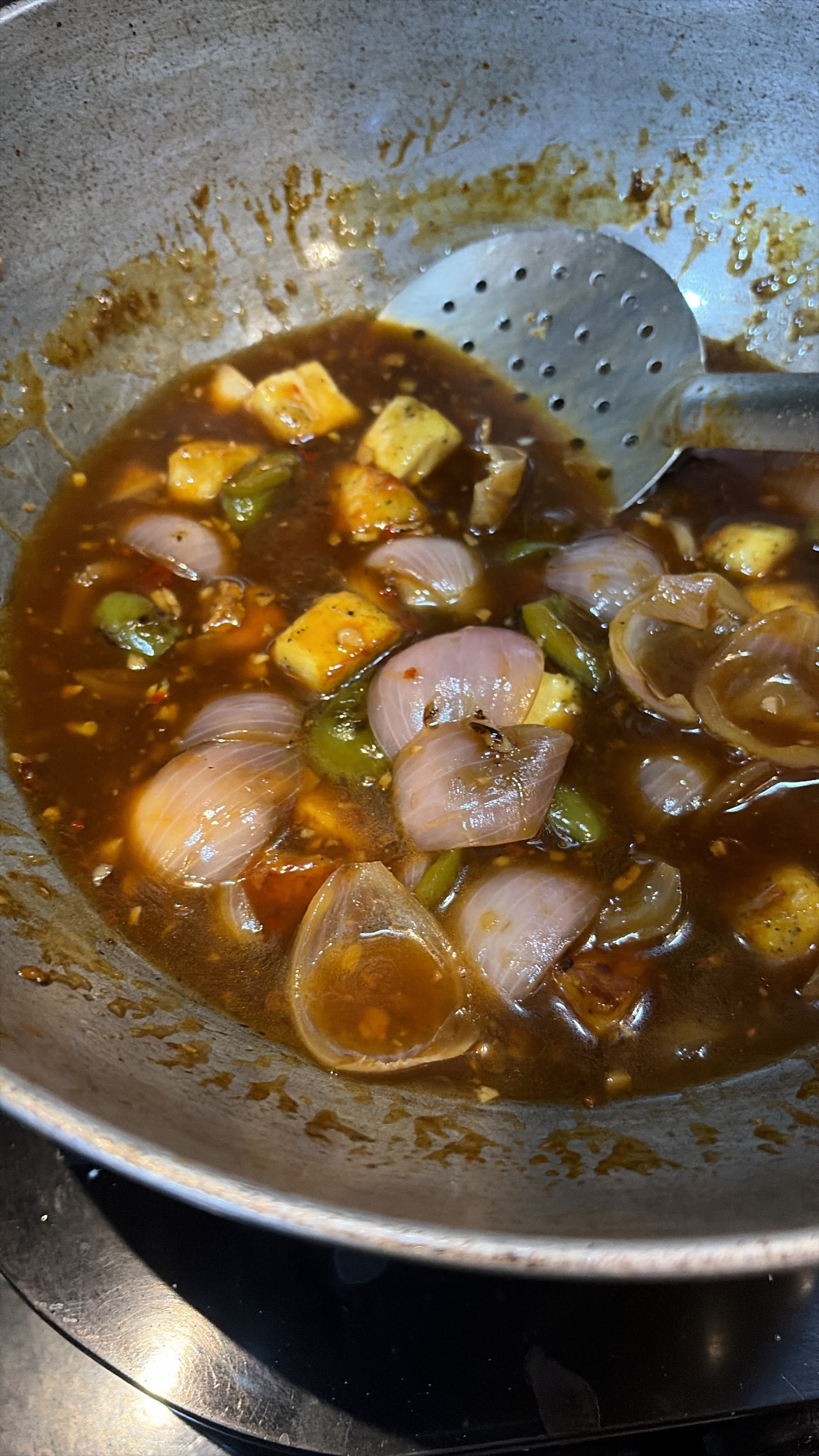 Chilli Paneer Gravy