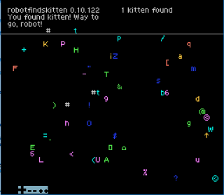 RobotFindsKitten