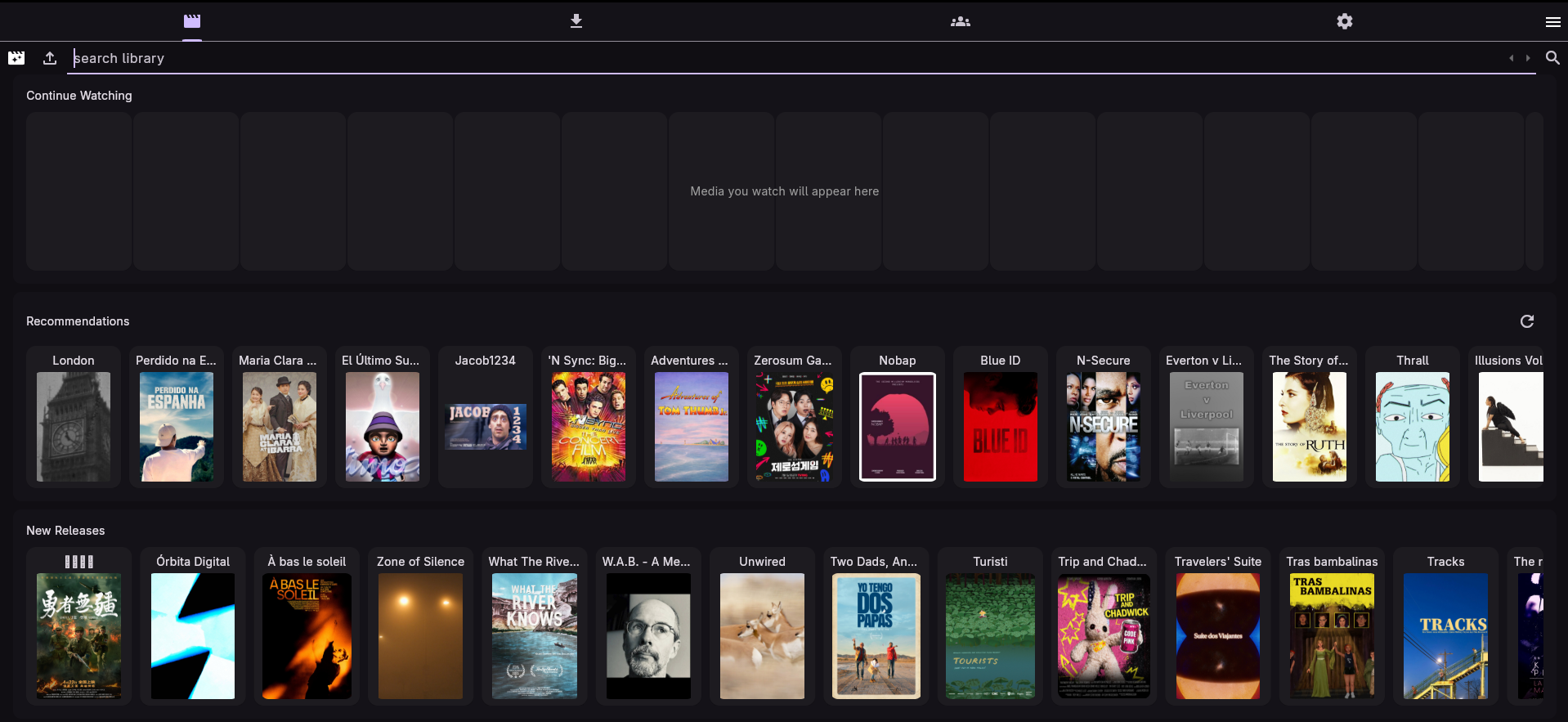 Screenshot of retrovibed