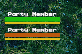 Party HUD panel