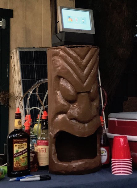 TikiBot Live at a Party