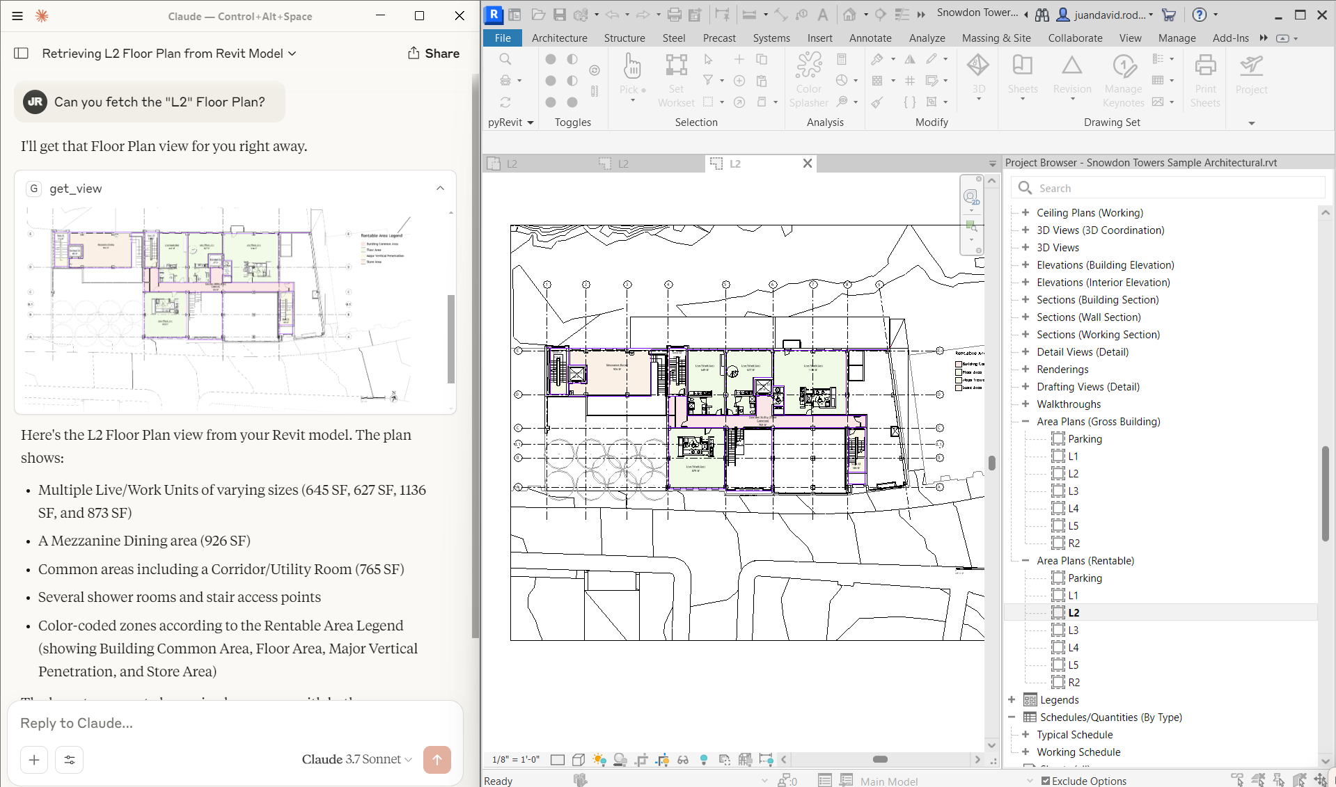 Claude getting a view in the Desktop interface