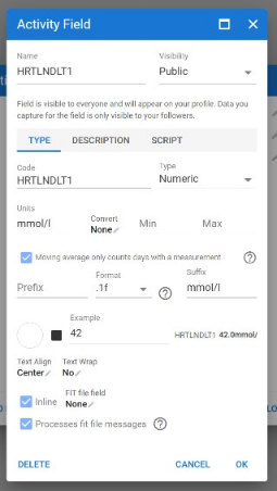 LT1 field settings