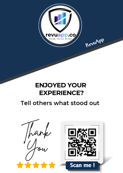 RevuApp review card
